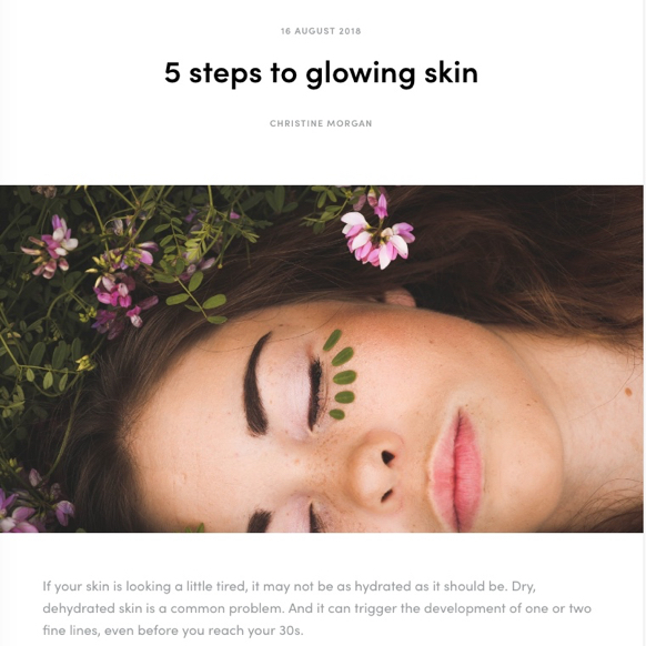 5 steps to glowing skin